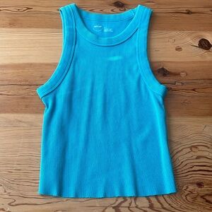 Teal tank top size is small for women